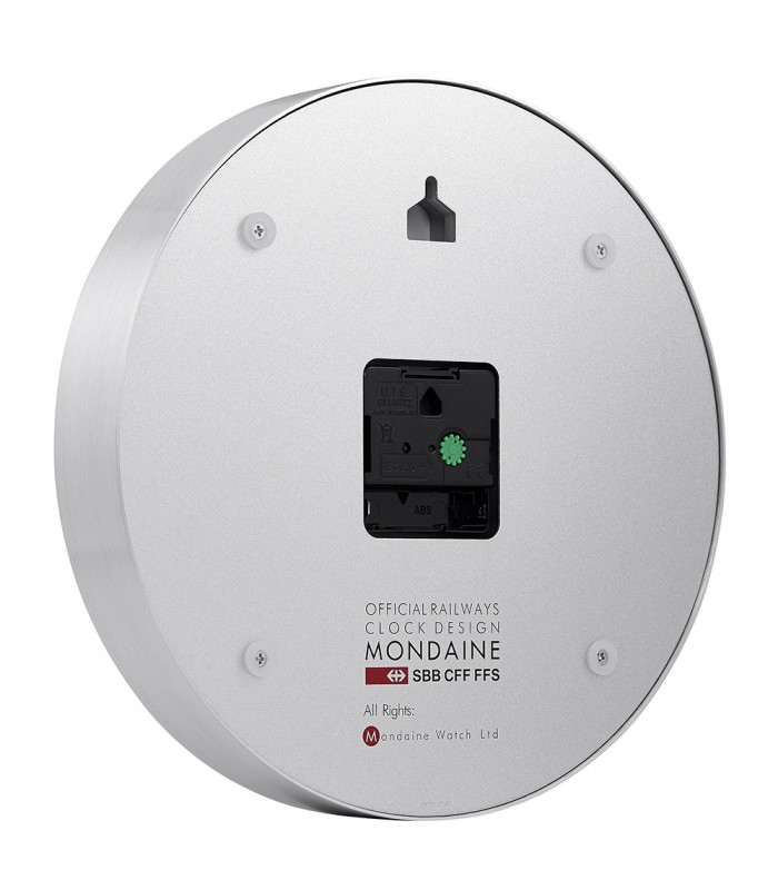 Mondaine Wall Clock - Orologio da parete argento 25 cm