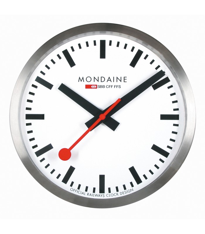 Mondaine Orologio parete argento 25 cm A990.CLOCK.16SBB