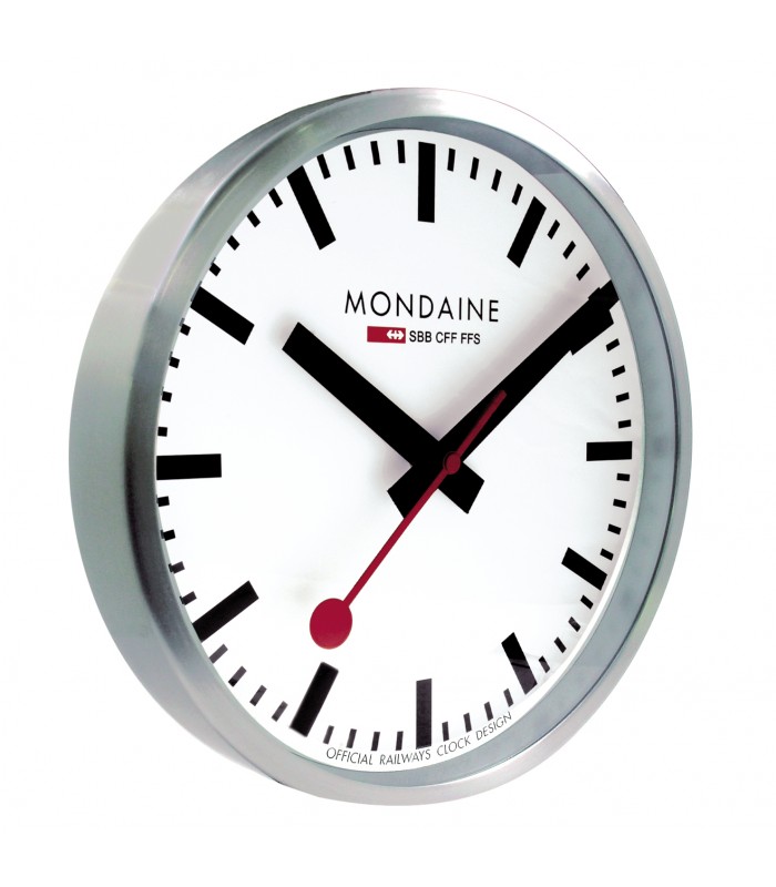 Mondaine Orologio parete argento 25 cm A990.CLOCK.16SBB