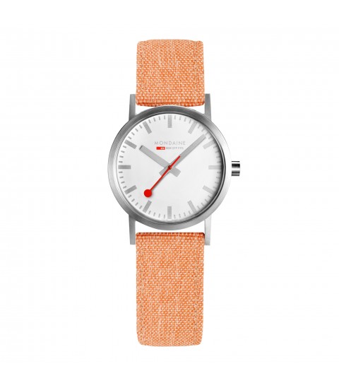 Orologio Mondaine Classic, cinturino arancione, A658.30323.17SBF
