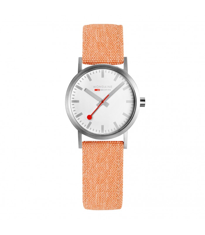 Orologio Mondaine Classic, cinturino arancione, A658.30323.17SBF