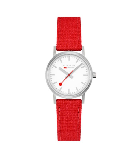 Mondaine Classic, cinturino rosso, A658.30323.17SBC