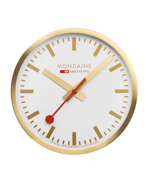 Mondaine Orologio parete dorato 25 cm A990.CLOCK.16SBG