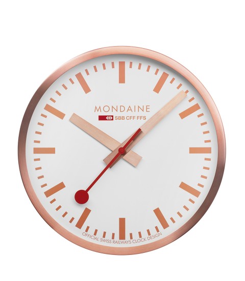 Mondaine Orologio parete oro rosa 25 cm A990.CLOCK.16SBK