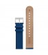 Cinturino Mondaine Classic blu in tela 20 mm