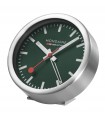 Mondaine Desk Clock Verde - Orologio da tavolo con sveglia
