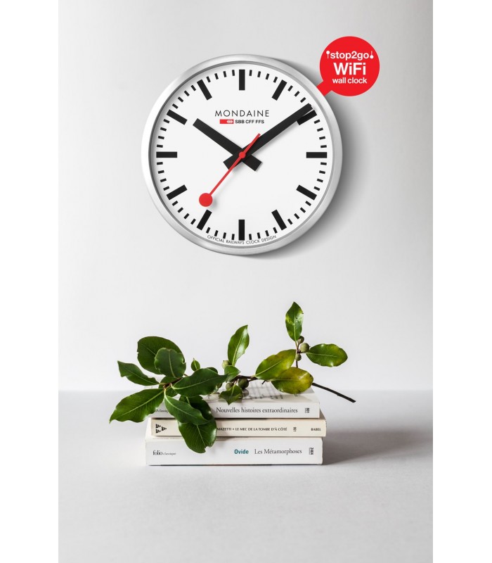 Mondaine Stop2Go Wi-Fi Orologio da Parete Smart