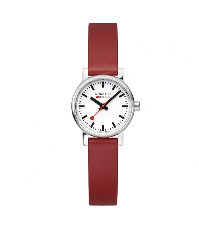 Mondaine Evo2 Petite Rosso 26 mm