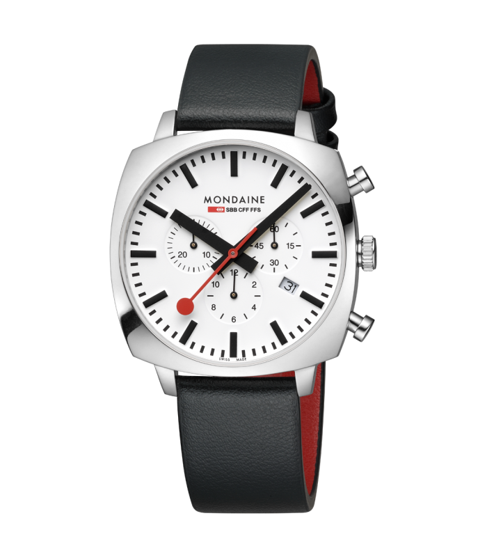 Mondaine Grand Cushion, il nuovo cronografo dallo stile retrò.