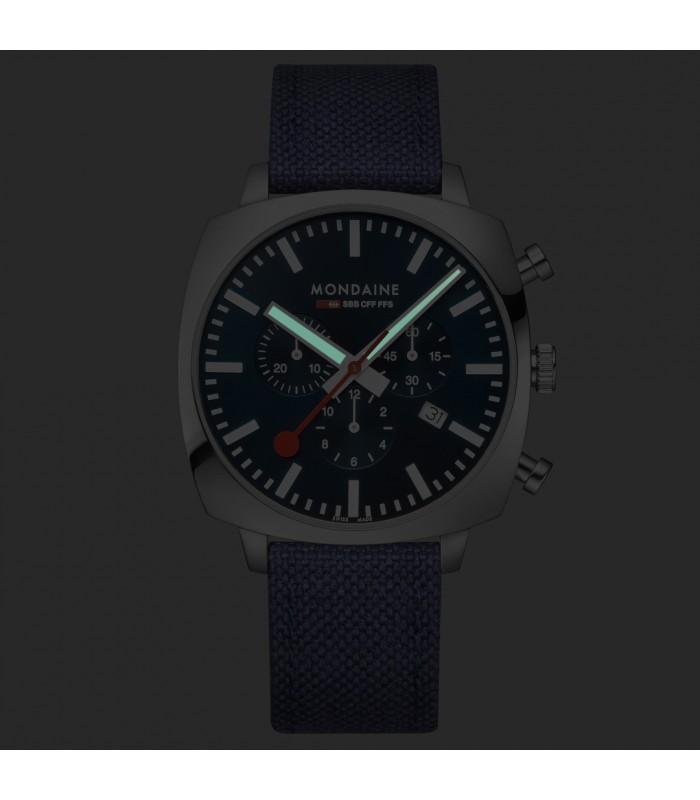 Grand Cushion Chrono Blu