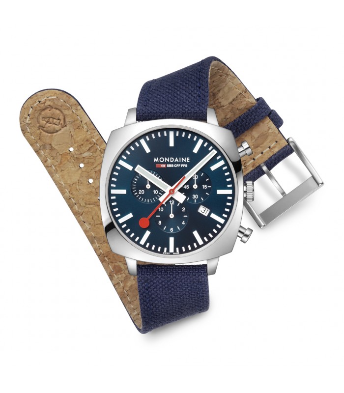Grand Cushion Chrono Blu