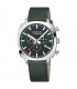 Mondaine Grand Cushion, il nuovo cronografo dallo stile retrò con quadrante verde.