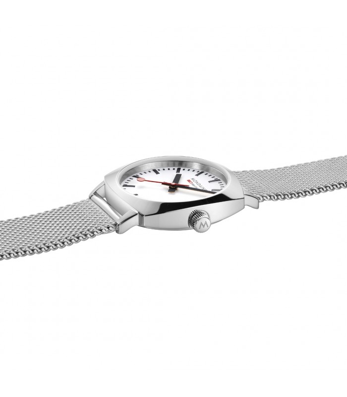 Mondaine Petite Cushion Acciaio