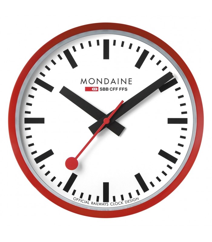 Mondaine Orologio parete argento 25 cm A990.CLOCK.16SBB