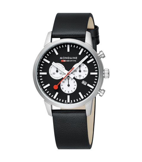 Mondaine Cronografo Nero MSD.41420.LBV