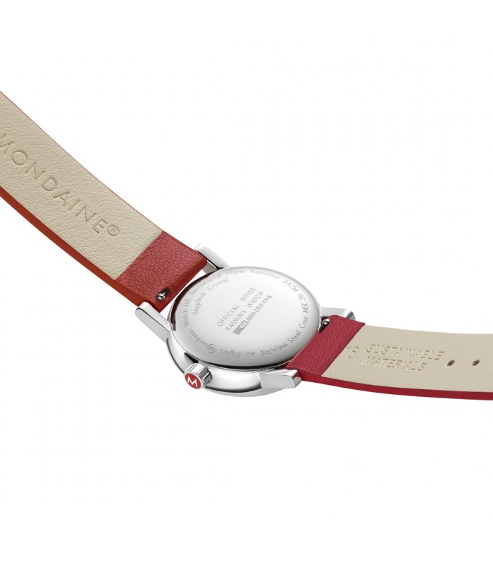 Mondaine Evo2 - 30mm Big Date Rosso