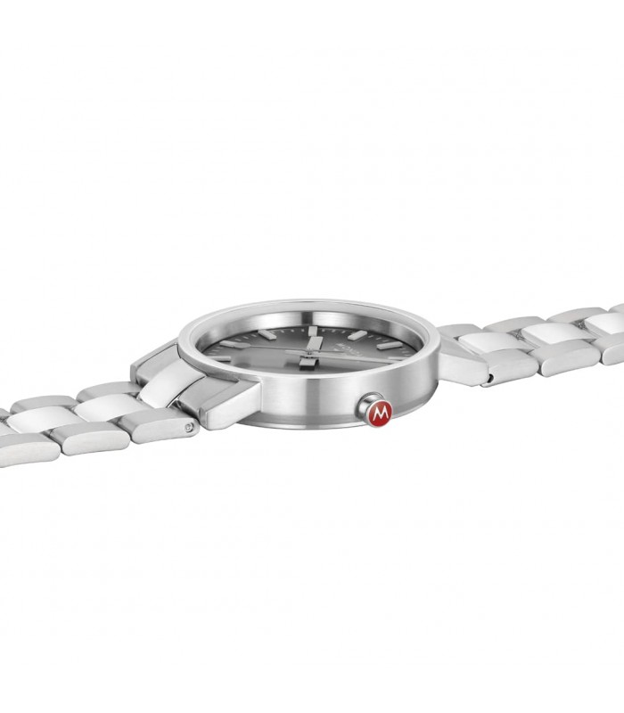 Orologio Mondaine Classic Donna 30 mm quadrante grigio in acciaio