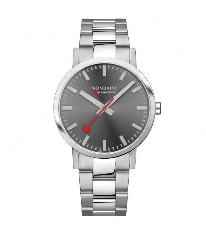 Orologio Mondaine Classic 40mm Grigio Antracite