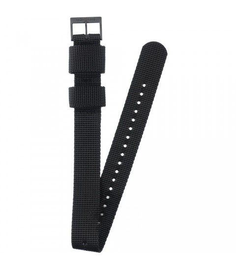 Cinturino Mondaine Helvetica Bold Nero, 20 mm