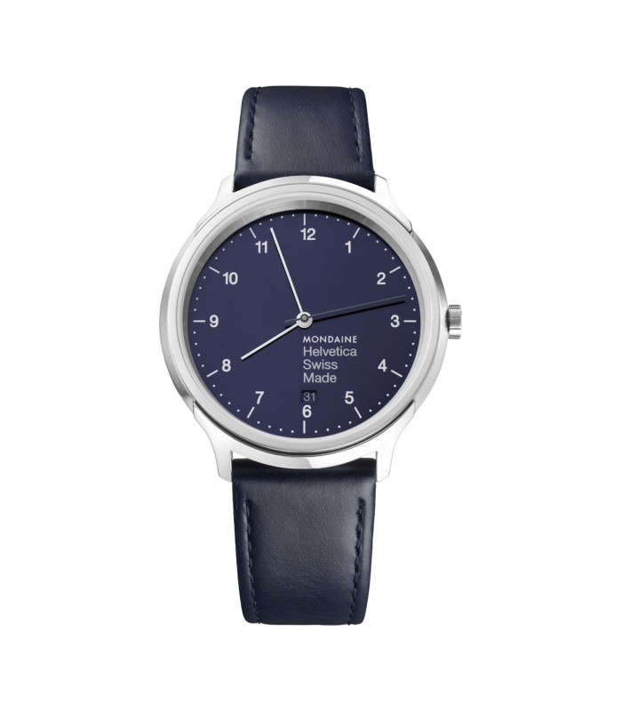 Mondaine Helvetica No1 Blue Marine Regular