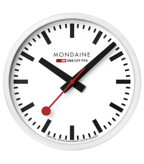 Mondaine Orologio parete argento 25 cm A990.CLOCK.10SBB