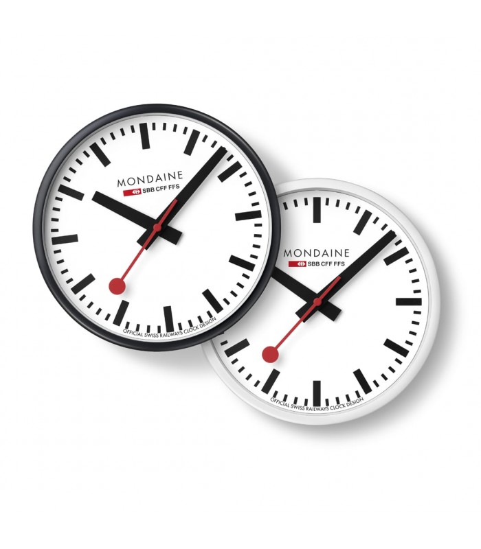 Mondaine Wall Clock - Orologio da parete bianco 25 cm