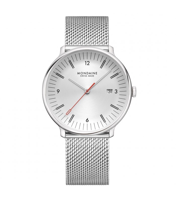 Mondaine Doppio MLE.41210.SM – Orologio uomo 41 mm, stile retrò Swiss Made