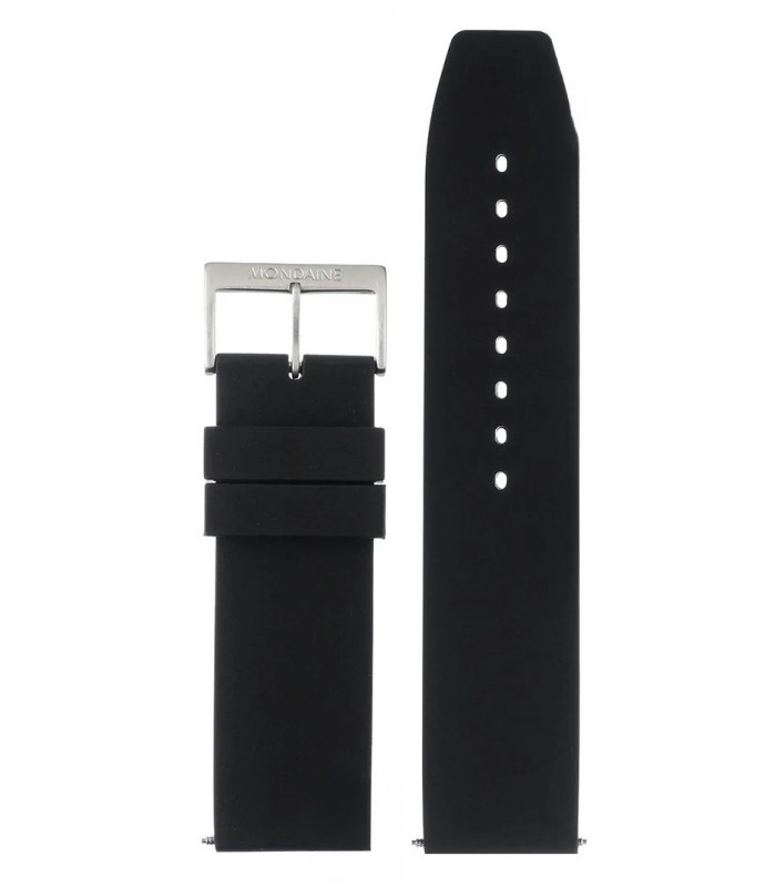 Cinturino Mondaine in silicone, 24 mm