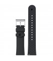 Cinturino nero / Silicone 20 mm easy click