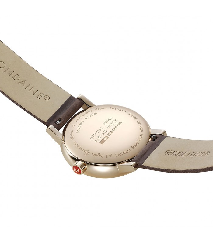 Mondaine Evo2 Big Pink Gold 40 mm