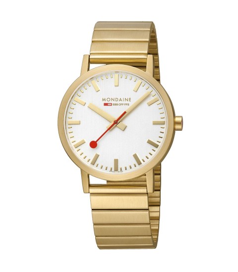 Orologio Mondaine Classic Acciaio Gold 40 mm, Swiss Made