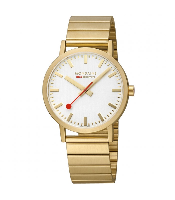 Orologio Mondaine Classic Acciaio Gold 40 mm, Swiss Made