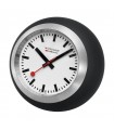 Mondaine Globe Nero - Orologio da tavolo