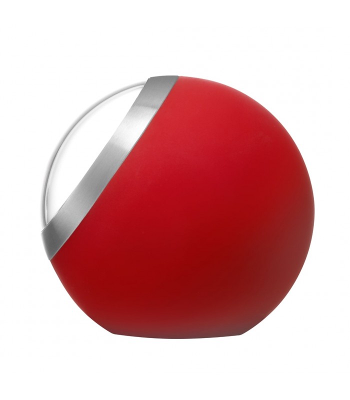 Mondaine Globe Rosso - Orologio da tavolo