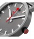 Orologio Mondaine Classic 40 mm placcato grigio antracite e cinturino mesh