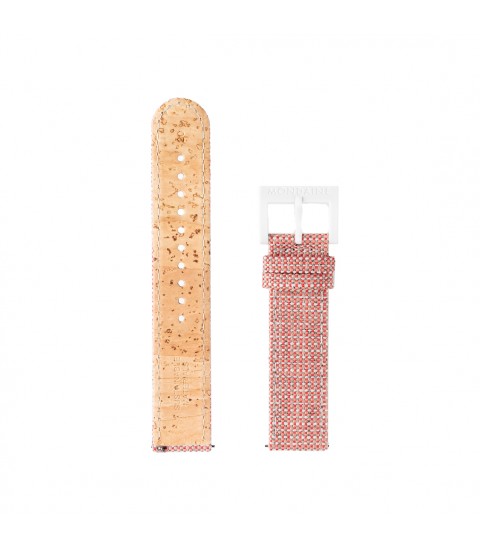 Cinturino tessuto e sughero / Essence 20 mm