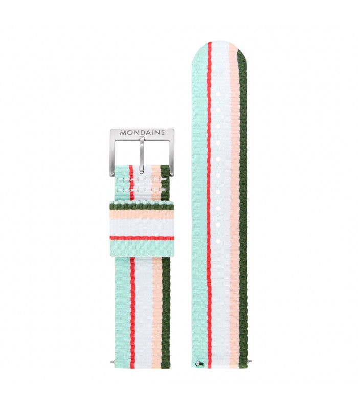 Cinturino ricambio Mondaine Classic tela colorato 20mm