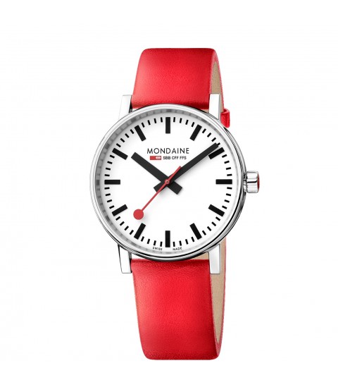 Mondaine Evo2 rosso, MSE.40110.LC