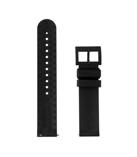 Cinturino Essence nero / Gomma Naturale 20 mm